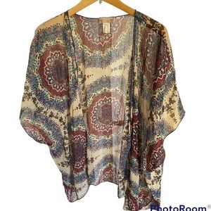 Band of Gypsies Boho Kimono Cover up, Small- medium